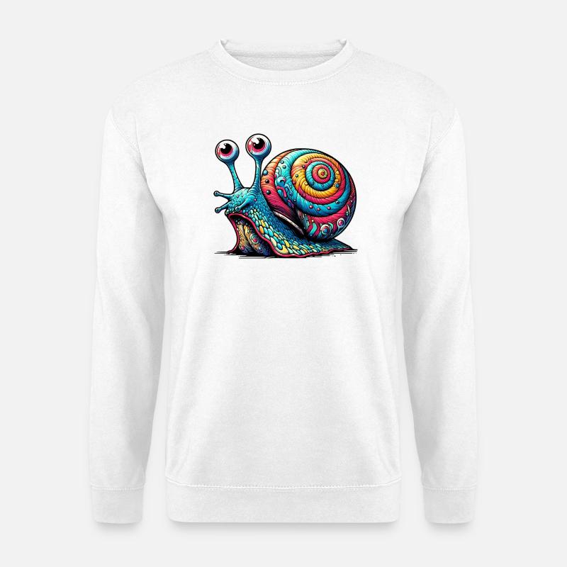 Escargot - Sweat-shirt Unisexe - blanc