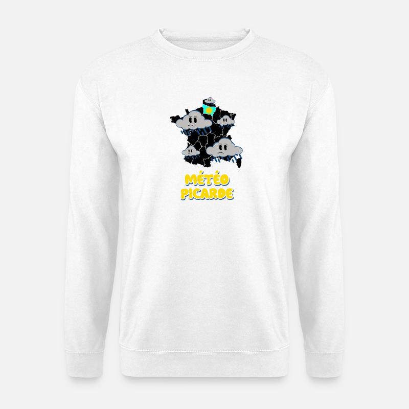 Météo picarde - Sweat-shirt Unisexe - blanc