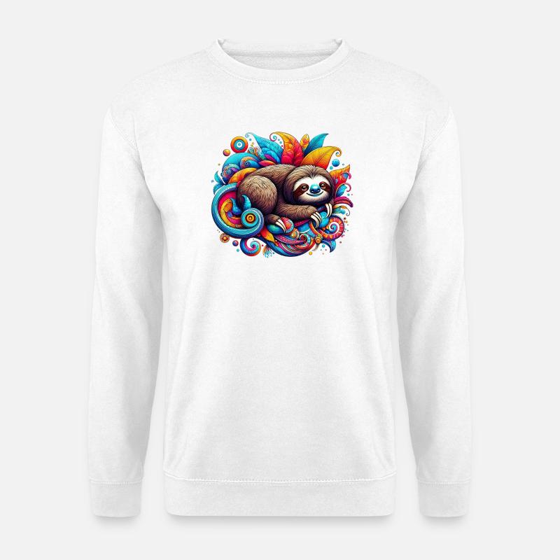 Sloth - Unisex Sweatshirt - white