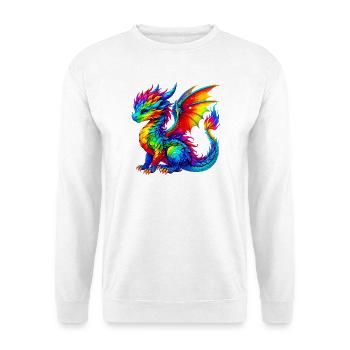 Dragon - Unisex Sweatshirt - white - Front