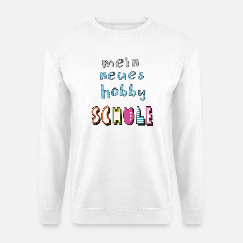Schule Schulkind - Unisex Pullover - Weiß