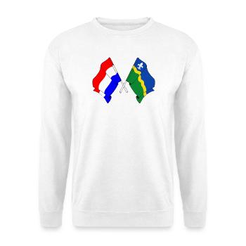 Flag Netherlands Flevoland - Unisex Sweatshirt - white - Front