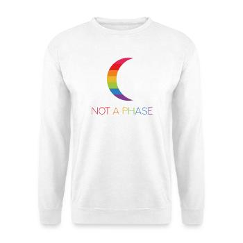 LGBTQ Pride Month - Not a Phase - LGBT - Unisex Sweatshirt - white - Front