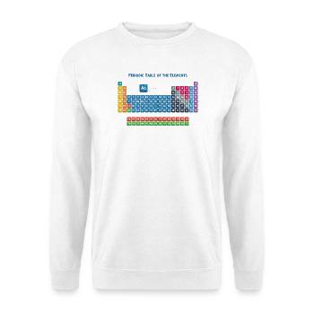 Periodic Table of the Elements 2 - Unisex Sweatshirt - white - Front