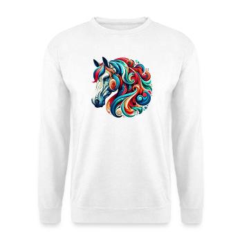 Horse - Unisex Sweatshirt - white - Front
