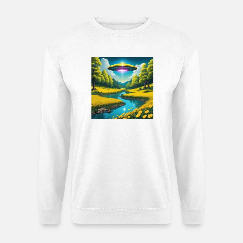 UFO - Unisex Pullover - Weiß
