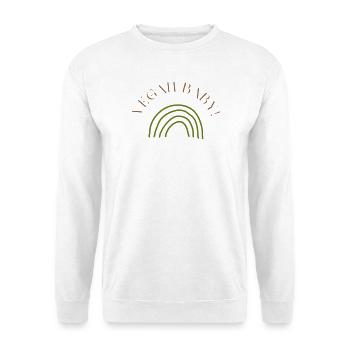VEGAN BABY! - Unisex Pullover - Weiß - Vorne