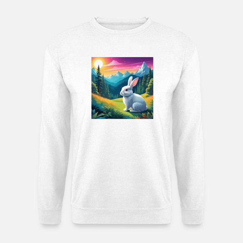 Häschen - Unisex Pullover - Weiß