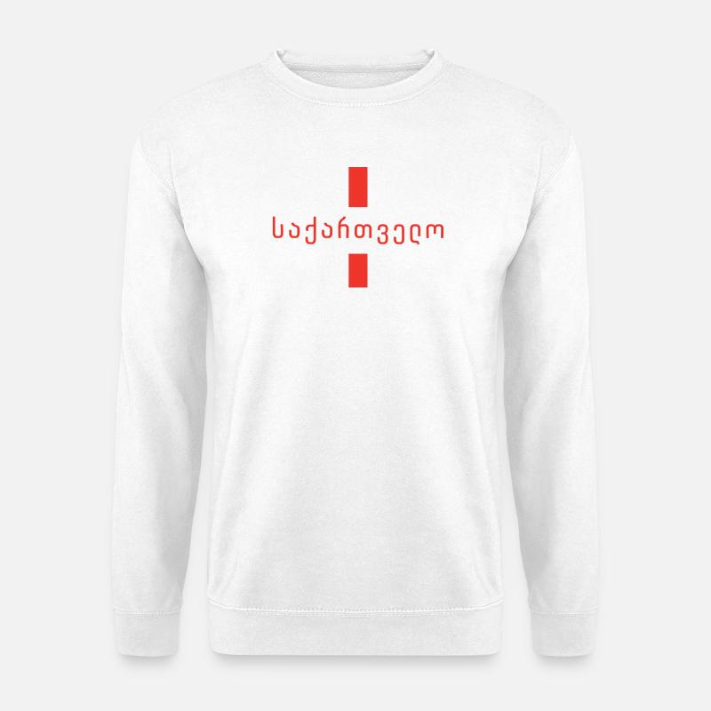 საქართველო, Georgien - Unisex Pullover - Weiß