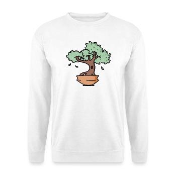 arbre zen - Sweat-shirt Unisexe - blanc - Devant
