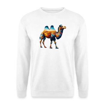 Chameau - Sweat-shirt Unisexe - blanc - Devant