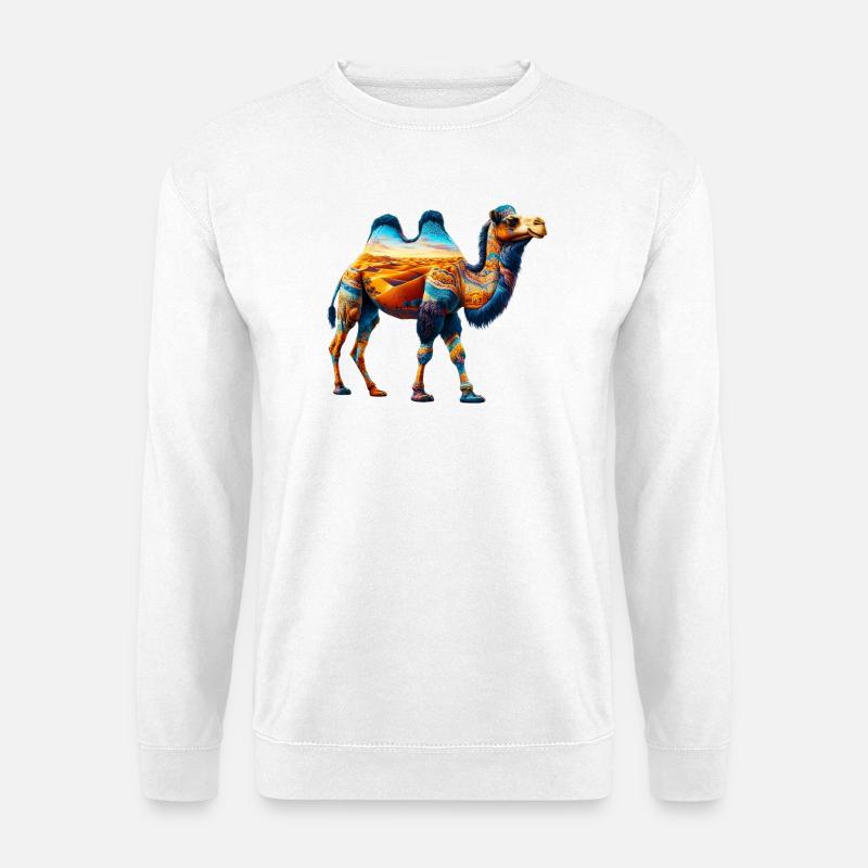 Camel - Unisex Sweatshirt - white