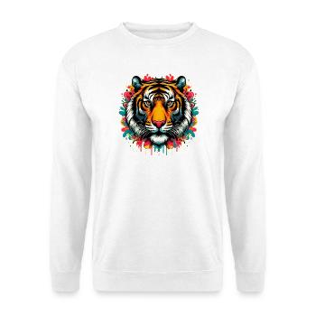 Tiger - Unisex Sweatshirt - white - Front