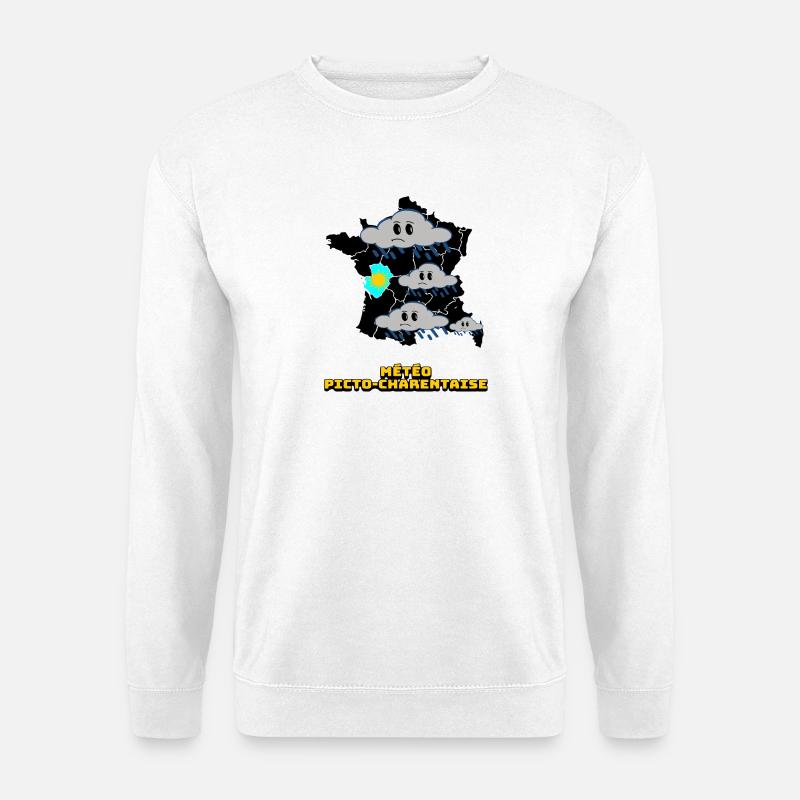 Picto-Charentaise Wetter - Unisex Pullover - Weiß