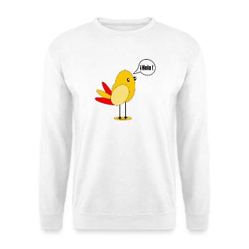 SPAIN COUNTRY FLAG SPANISH BIRD - Unisex Sweatshirt - white - Front