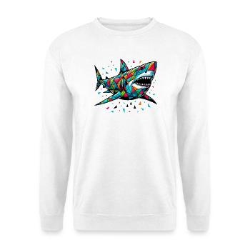 Hai - Unisex Pullover - Weiß - Vorne