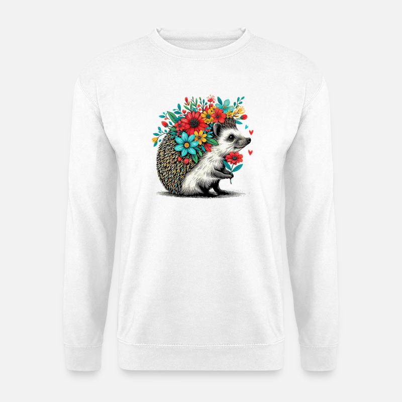 Igel - Unisex Pullover - Weiß