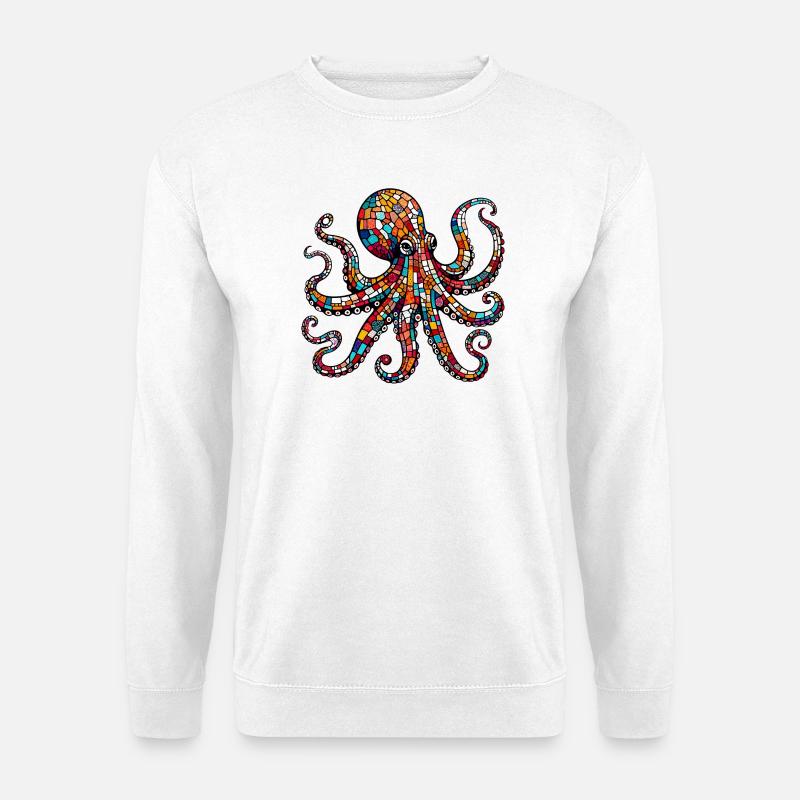 Octopus - Unisex Sweatshirt - white