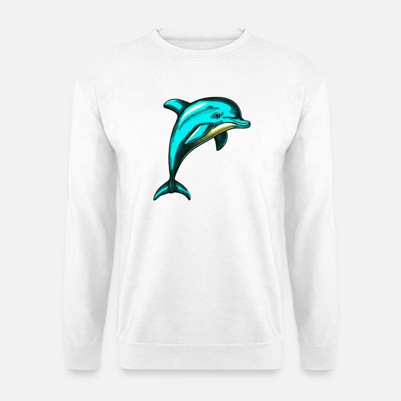 Dolphin - Unisex Sweatshirt - white