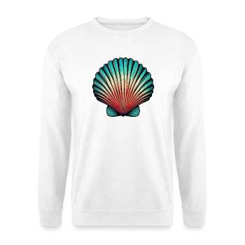 Coquille - Sweat-shirt Unisexe - blanc - Devant