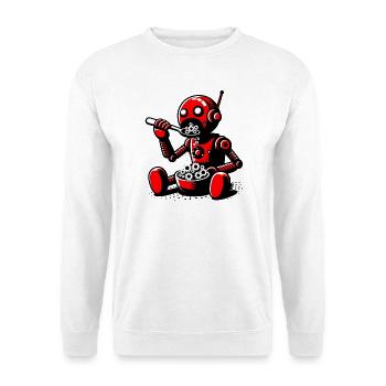 Robot extraterrestre martien extraterrestre - Sweat-shirt Unisexe - blanc - Devant