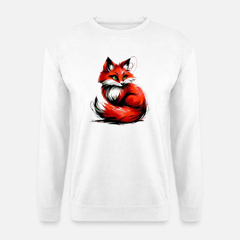 Fox - Unisex Sweatshirt - white