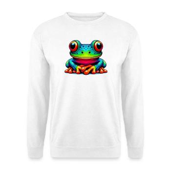 Grenouille - Sweat-shirt Unisexe - blanc - Devant