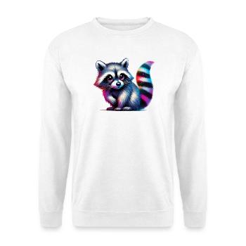 Raccoon - Unisex Sweatshirt - white - Front