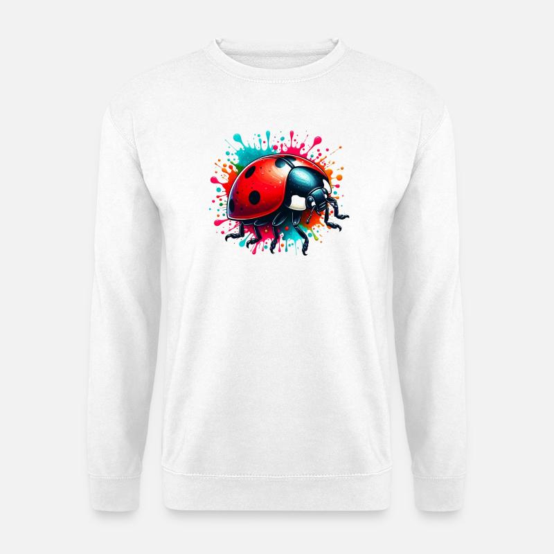 Marienkäfer - Unisex Pullover - Weiß