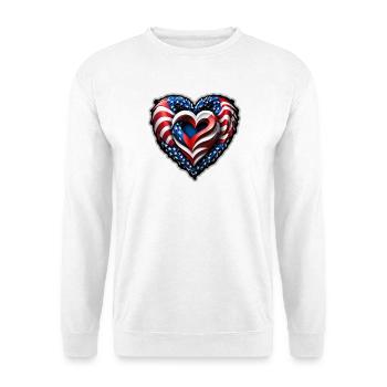 The heart - Unisex Sweatshirt - white - Front