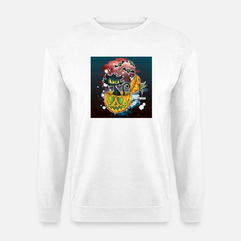 El Gaucho in a pumpkin - Unisex Pullover - Weiß