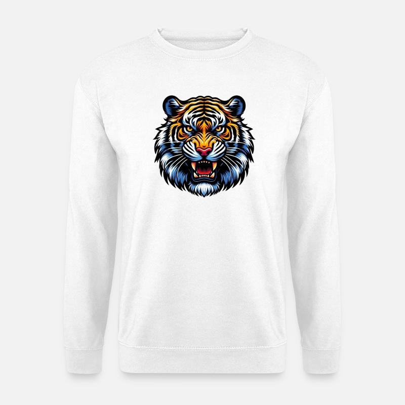Tiger - Unisex Pullover - Weiß