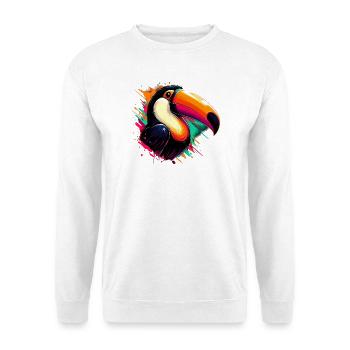 Toucan - Sweat-shirt Unisexe - blanc - Devant