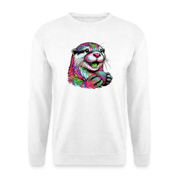 Otter - Unisex Pullover - Weiß - Vorne