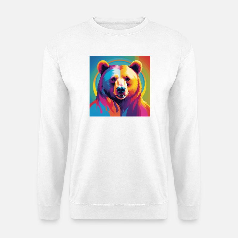 Pride Bear - Unisex Pullover - Weiß