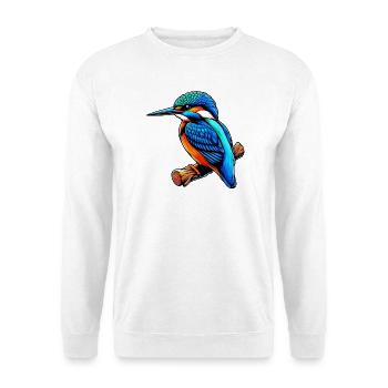 Martin-pêcheur - Sweat-shirt Unisexe - blanc - Devant
