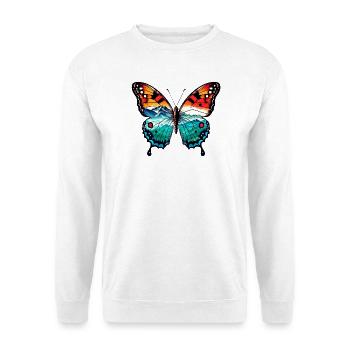 Butterfly - Unisex Sweatshirt - white - Front