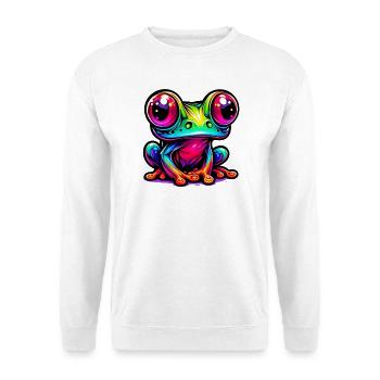 Frosch - Unisex Pullover - Weiß - Vorne