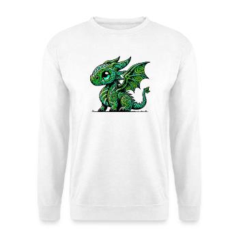Dragon - Unisex Sweatshirt - white - Front