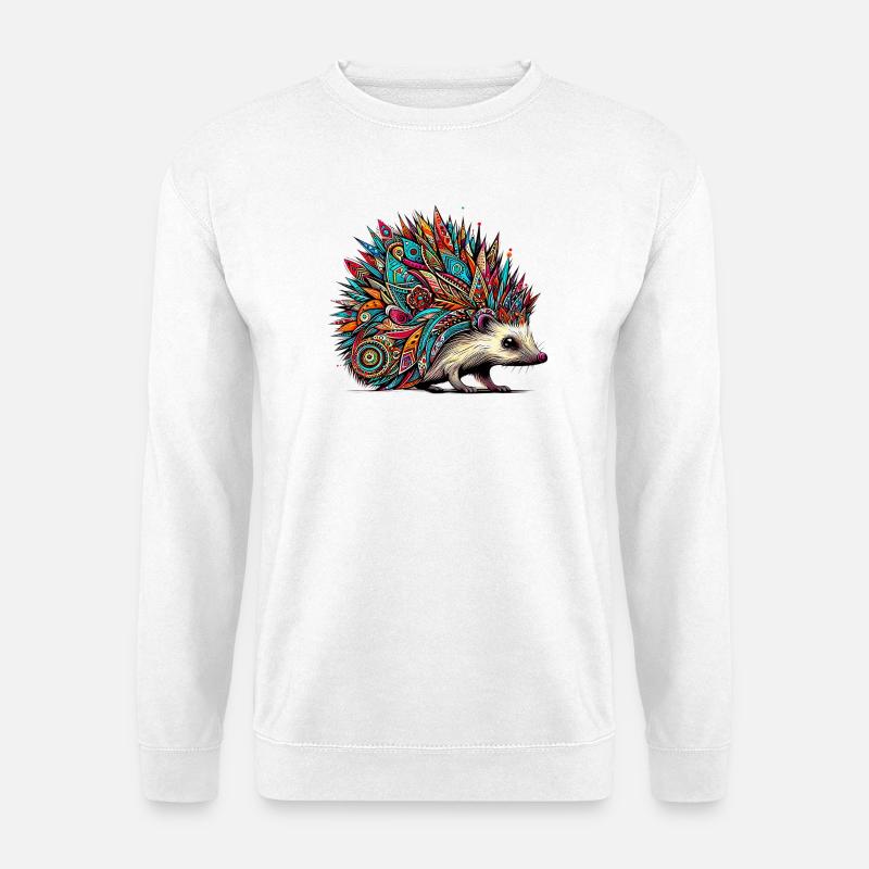 Hedgehog - Unisex Sweatshirt - white