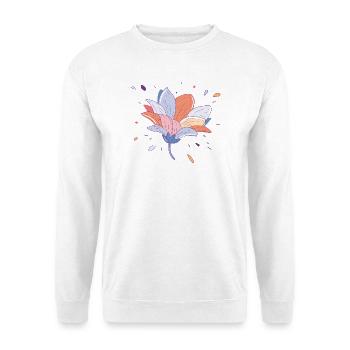 Sommerblume - Unisex Pullover - Weiß - Vorne