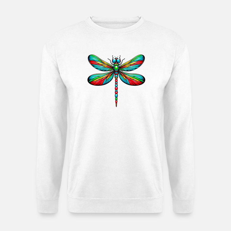 Libelle - Unisex Pullover - Weiß