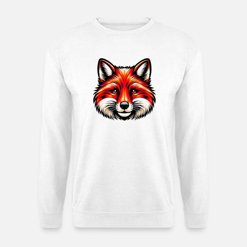 Fuchs - Unisex Pullover - Weiß