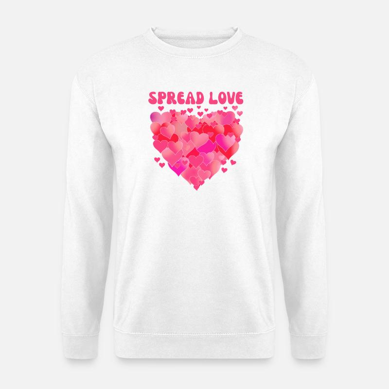 Liebe verbreiten - Unisex Pullover - Weiß