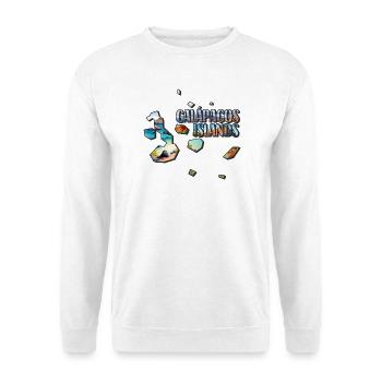 Aquarell Landkarte Galapagos - Unisex Pullover - Weiß - Vorne