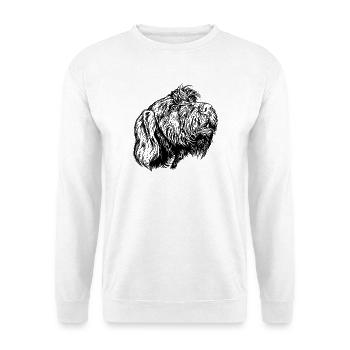 Pudelpointer joins in the conversation - Unisex Sweatshirt - white - Front