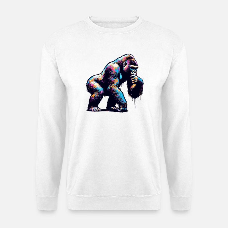 Gorilla - Unisex Sweatshirt - white