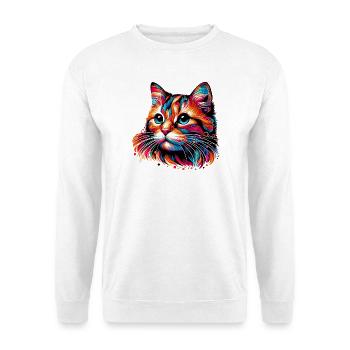 Cat - Unisex Sweatshirt - white - Front