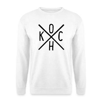 Koch - Unisex Pullover - Weiß - Vorne