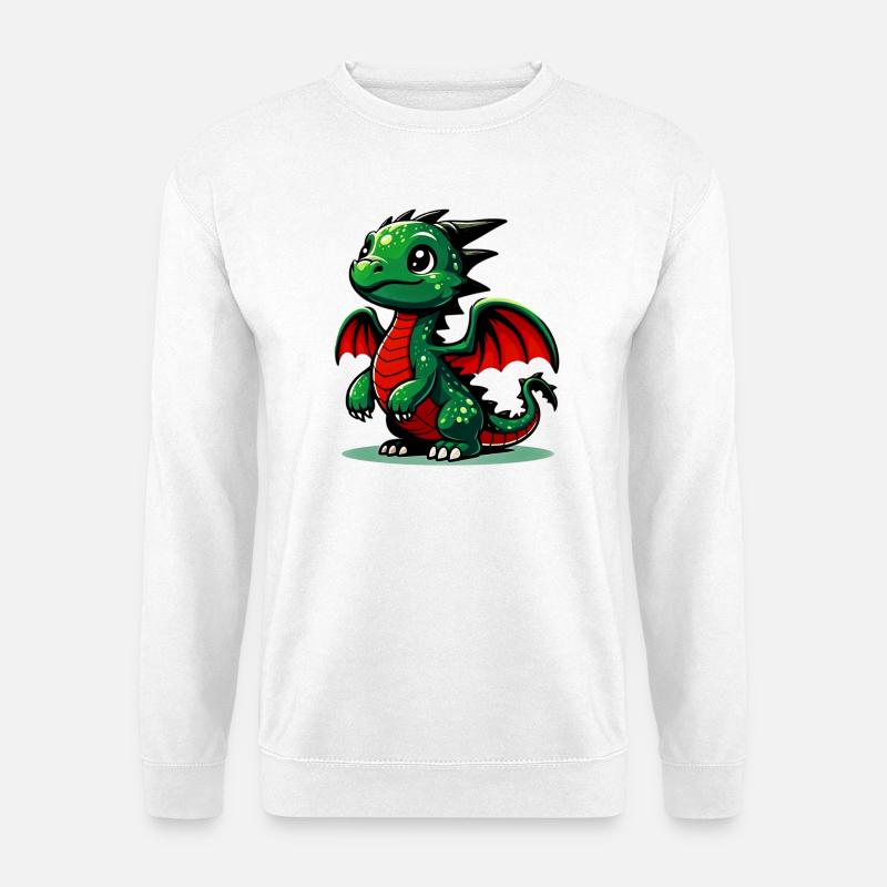 Drachen - Unisex Pullover - Weiß